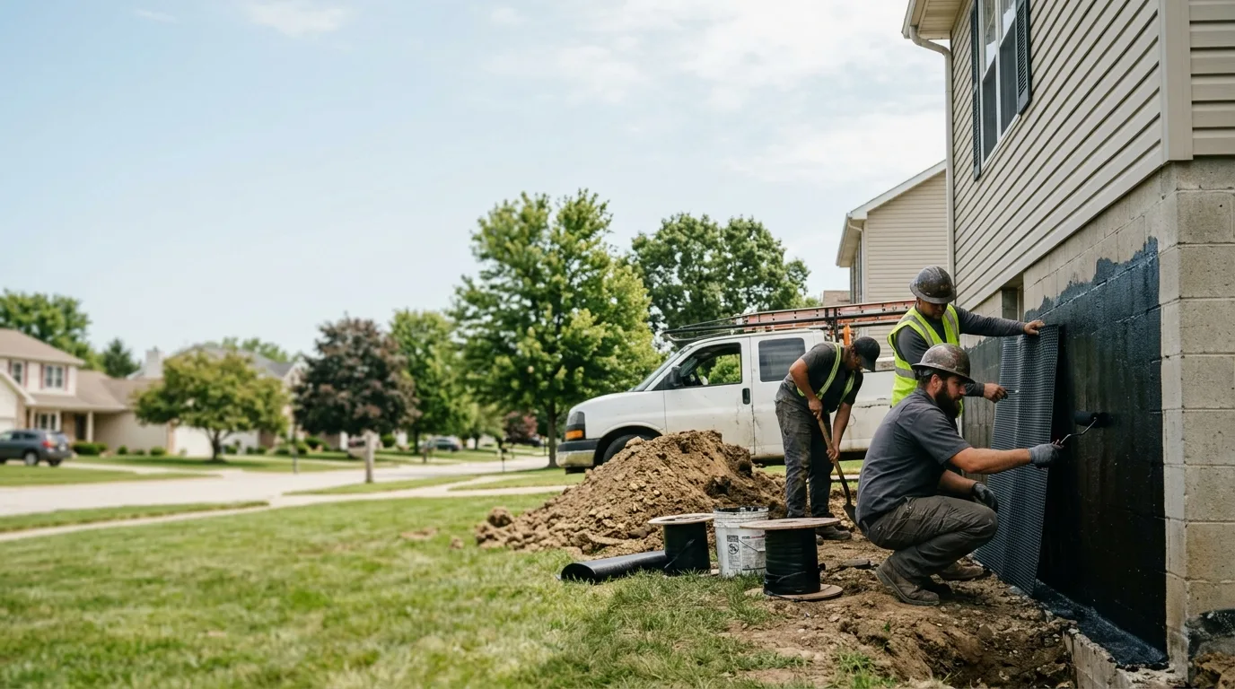 Basement Waterproofing in Palmyra, IL near me